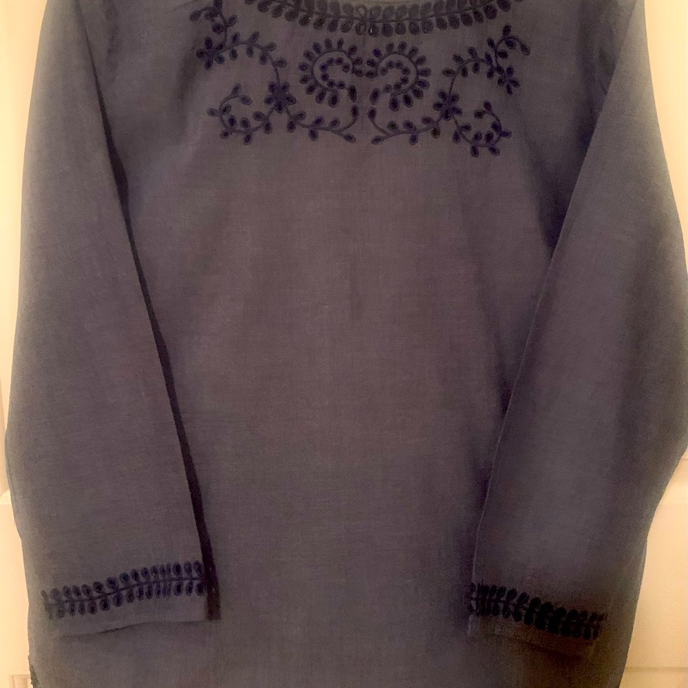 Talbots XL  blue top